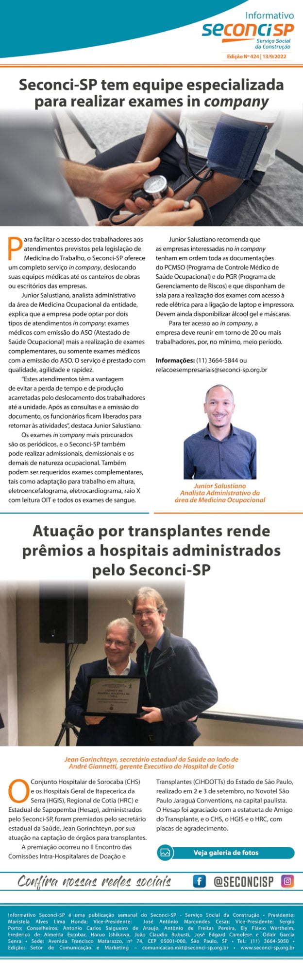 INFORMATIVO Nº 424 – Seconci-SP