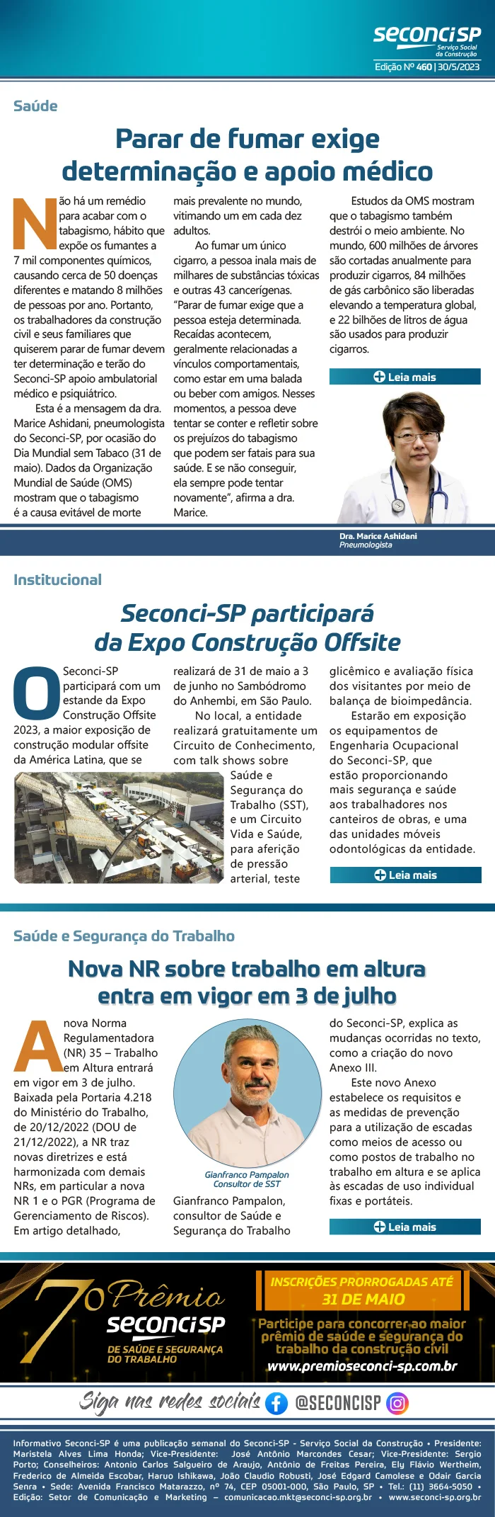 Megasipat Rio Preto alerta para segurança e saúde no canteiro