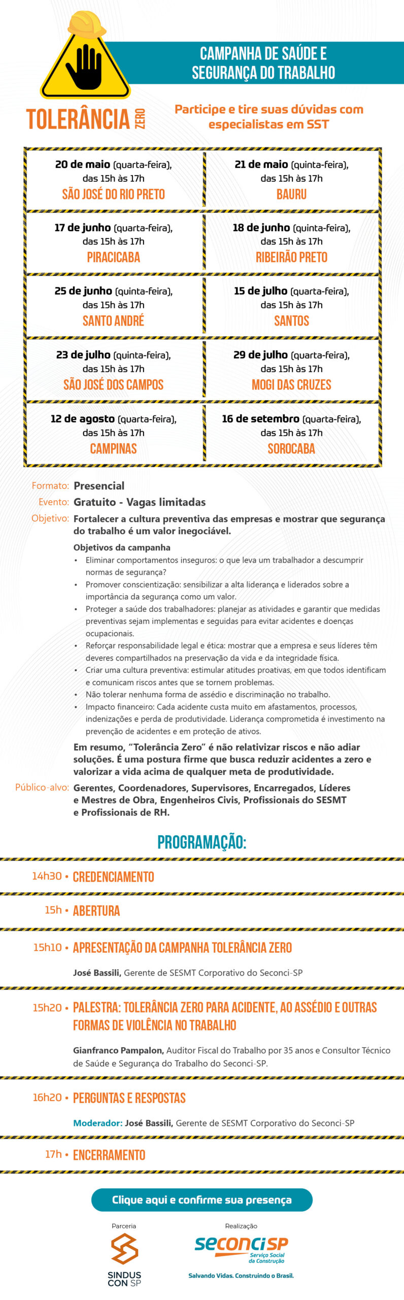 Tolerância Zero - Convite Geral